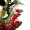 Glitzhome&#xAE; Christmas Pine, Eucalyptus &#x26; Berry Tree